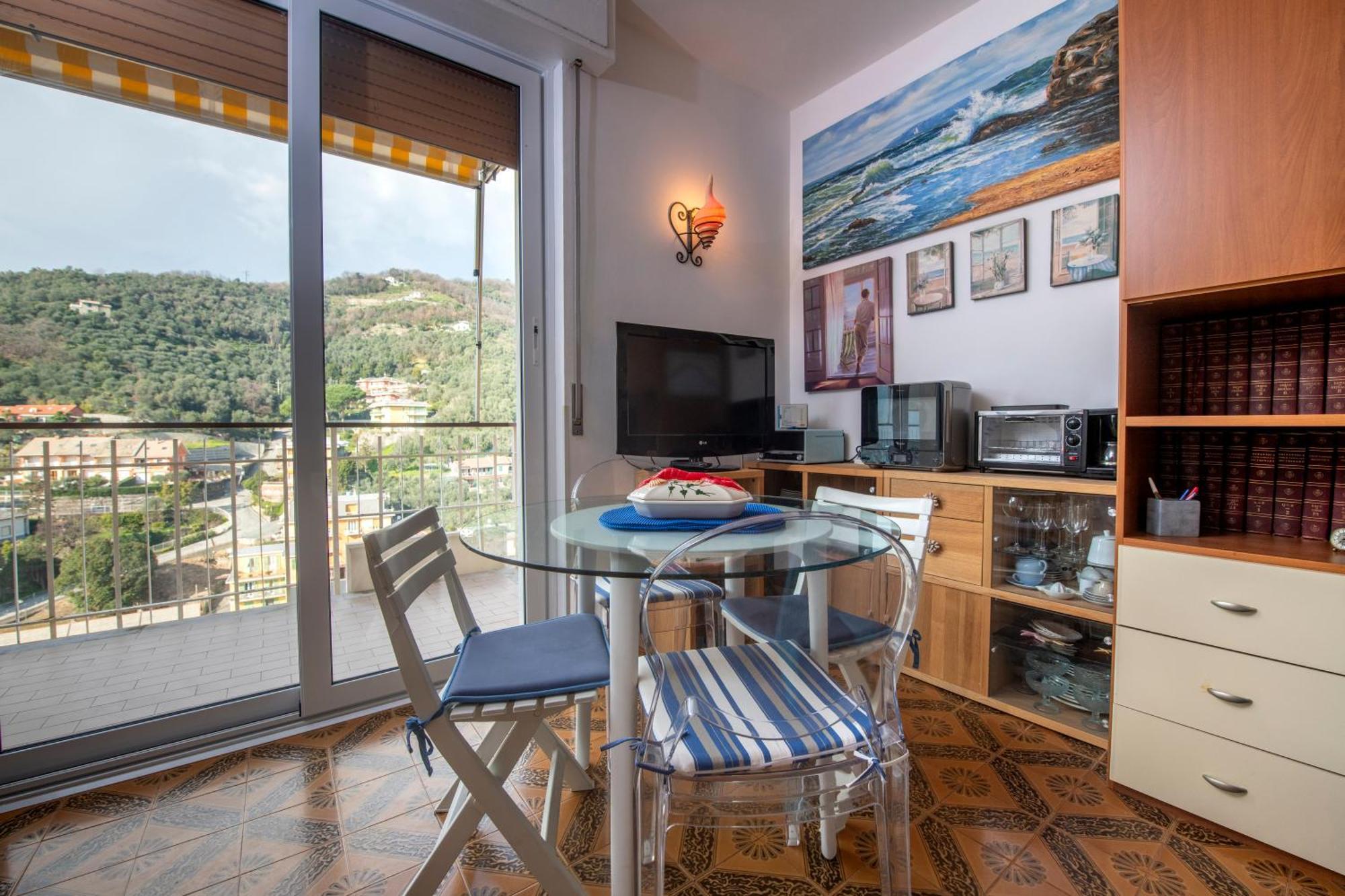 239 - Casa Del Sole Vista Mare Moneglia - 5Minuti A Piedi Dal Mare - Parcheggio Privato Apartment Exterior photo